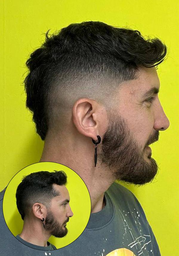 Small Forehead Hairpiece Toupee Human Hair Frontal Remy Hair Patch for Men (2 Pieces)