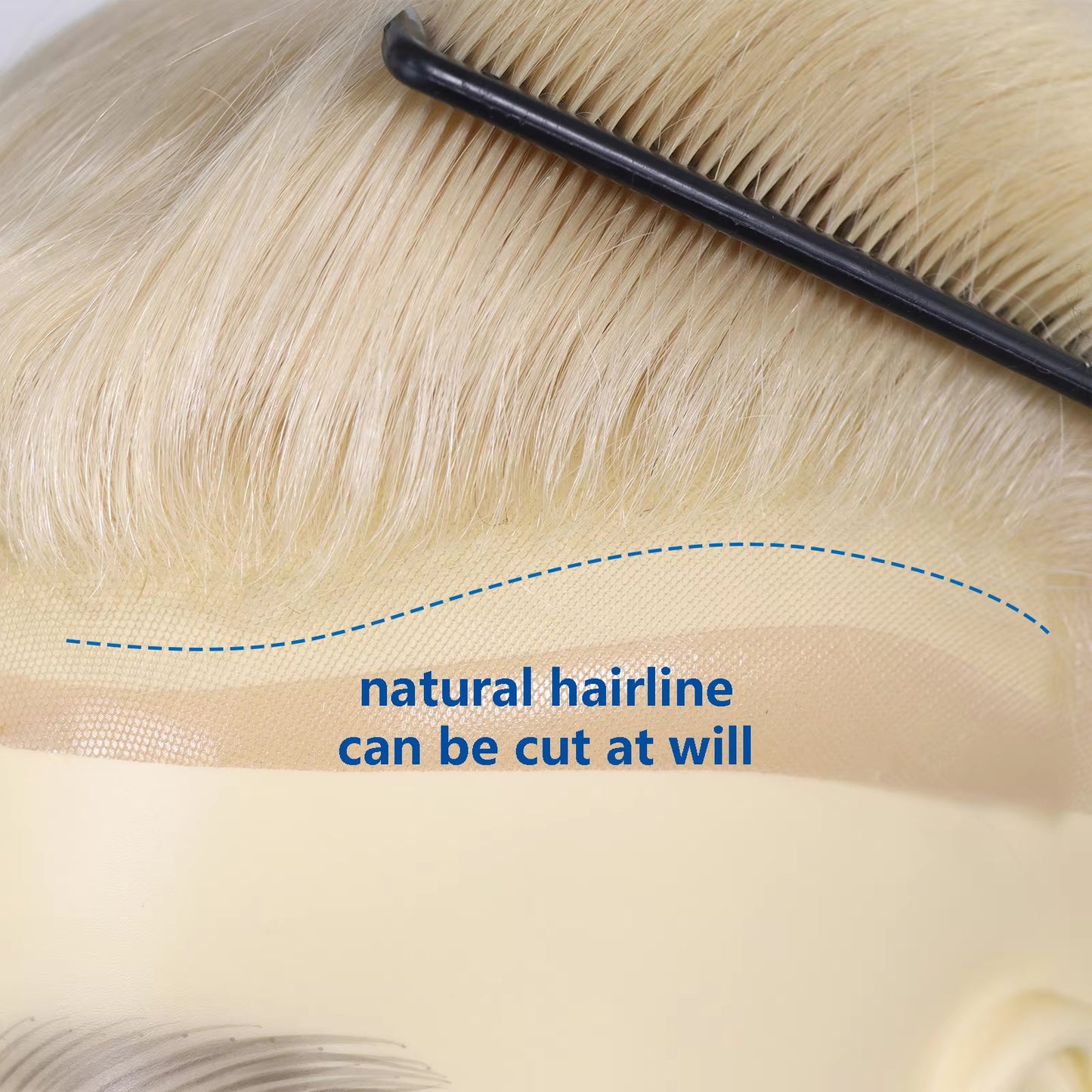 Mono with 0.08MM PU around Base High Quality Toupees For Men Human Hair Toupee Mens Replacement System