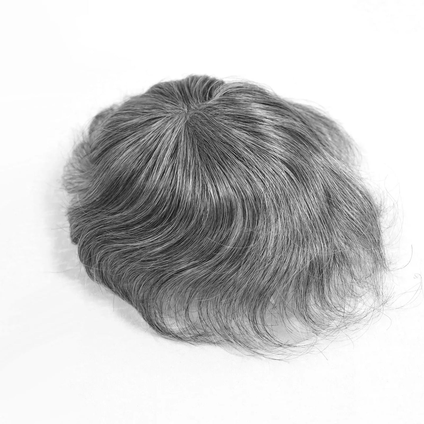 Side or Back Hair Patches for Men, Hairpiece for Men, Cover Bald Spot On Head, Thin Skin, Toupee Patch, 8 x 8 cm