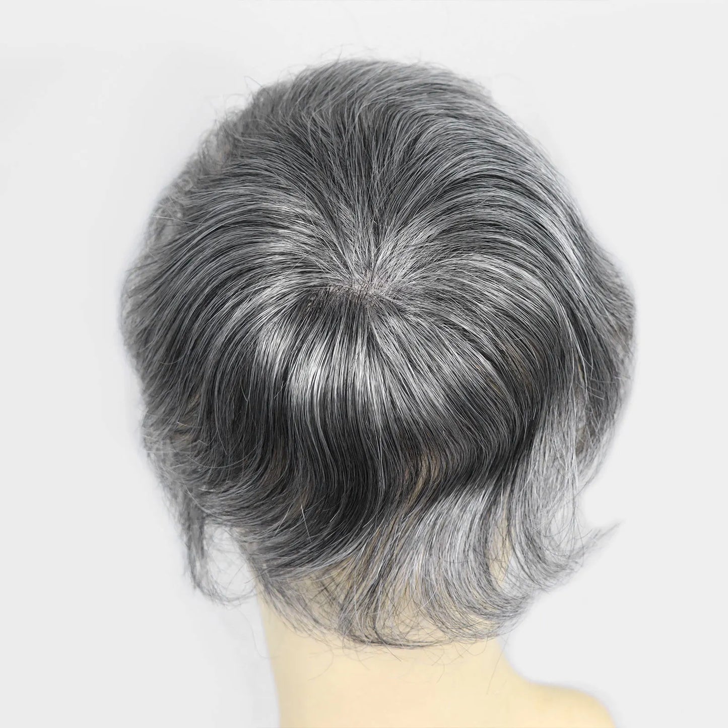 Side or Back Hair Patches for Men, Hairpiece for Men, Cover Bald Spot On Head, Thin Skin, Toupee Patch, 8 x 8 cm