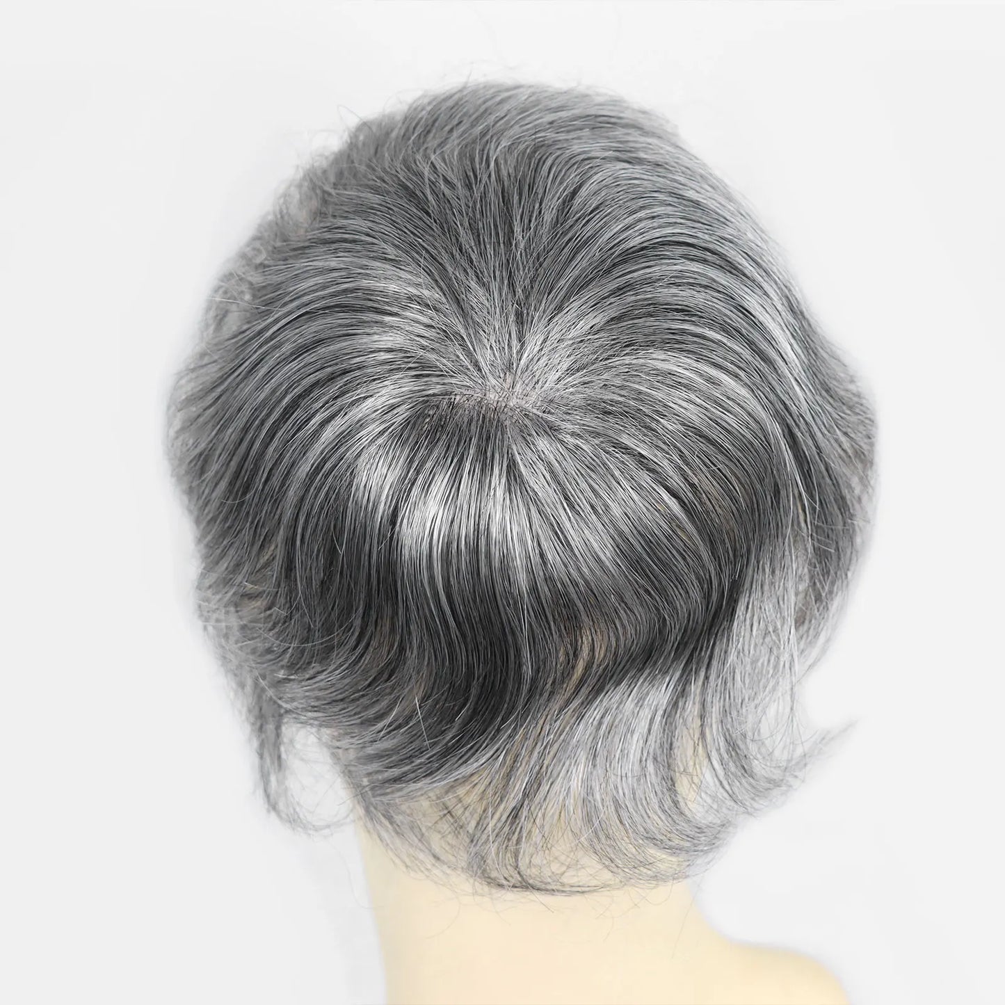 Side or Back Hair Patches for Men, Hairpiece for Men, Cover Bald Spot On Head, Thin Skin, Toupee Patch, 8 x 8 cm