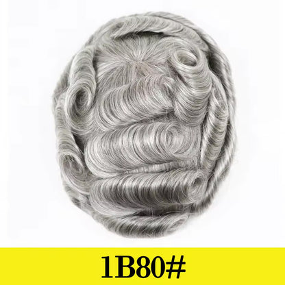 0.03mm Vlooped Ultra Full Skin Thin Base High Quality Toupee for Men