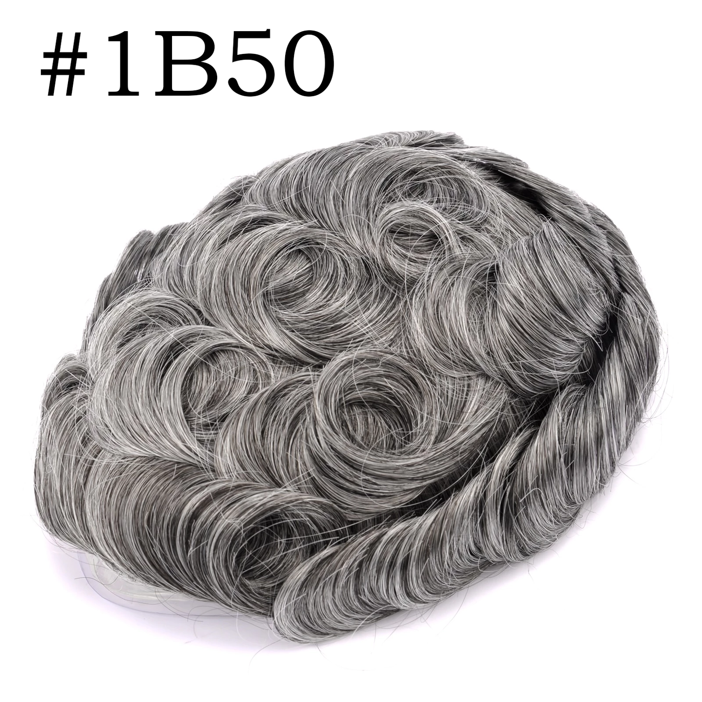 0.03mm Ultra-thin Skin Human Hair Mens Hairpiece #18 Brown Blonde V-looped 8x10 Inch