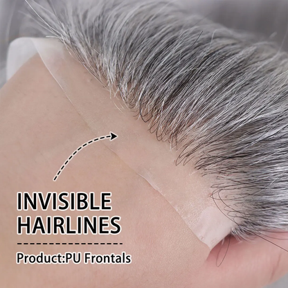 Super Thin Transparent Poly Hair Replacement System for Men 0.02-0.04mm