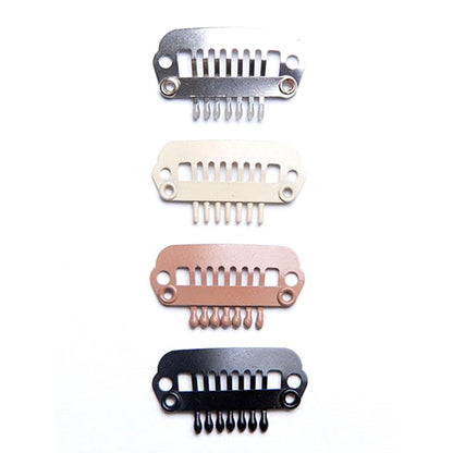 2 Pieces 9-teeth Small 1" Clips Combs Hair Wig Accessories Clips