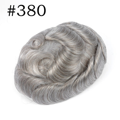 Black Full Lace Toupee For Men Human Hair