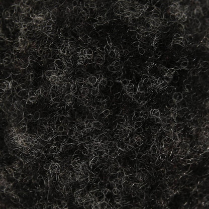 #1B20 2mm Afro Curly Full Poly Skin Base Human Hair Toupee Wig for Mens Replacement System