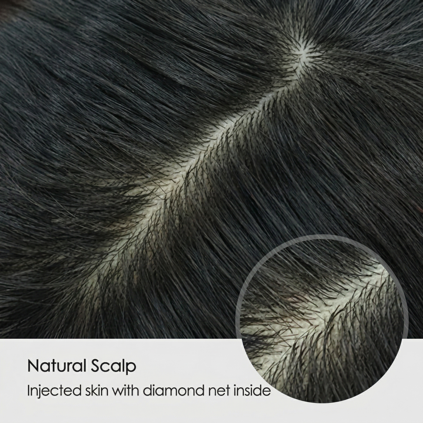 Silk Base Hair System for Men: Natural Lace Front & Reinforcement PU Perimeter Human Hair Toupee